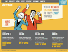 Tablet Screenshot of liberatednetworks.com